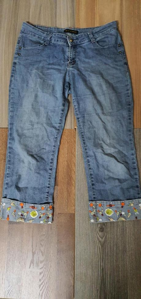 Riflove trojstvrtove nohavice iko, xl