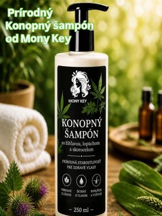 Prírodný bylinný konopný šampón, 