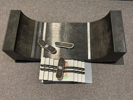 Fingerboard rampa a skatepark, 