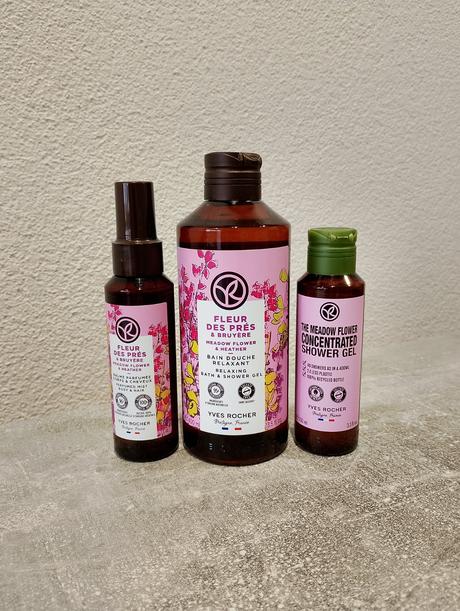 Lúčne kvety a vres sada 3 ks,