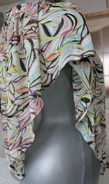 Letne ponco - bluzka, h&m,s