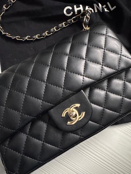 Čierna väčšia kabelka, chanel