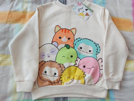 Dievčenská mikina 110/116 squishmallows z h&m, h&m,110