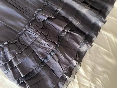 Boho saty s volanmi, xs