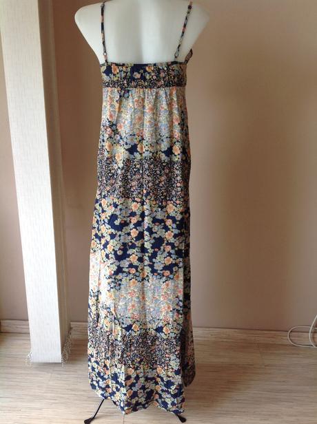 Dlhé bavlnené saty /o, h&m,xs