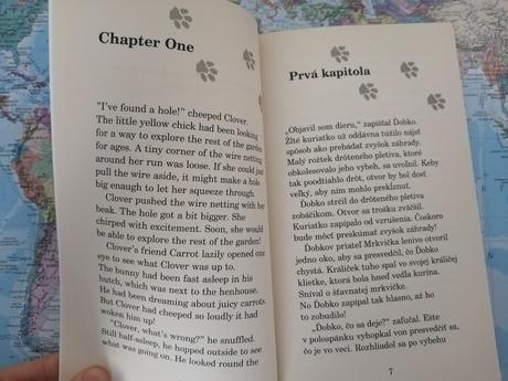 Knija ďobko a mrkvička - slovensko - anglicka, 