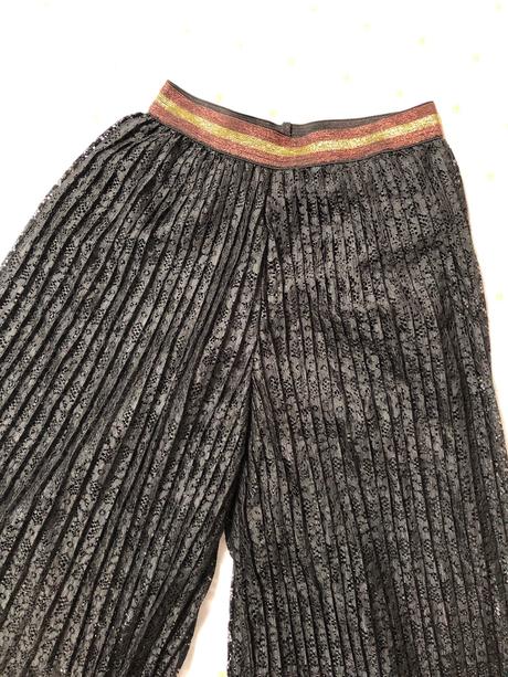 Nohavice široké čipkované, name it,36