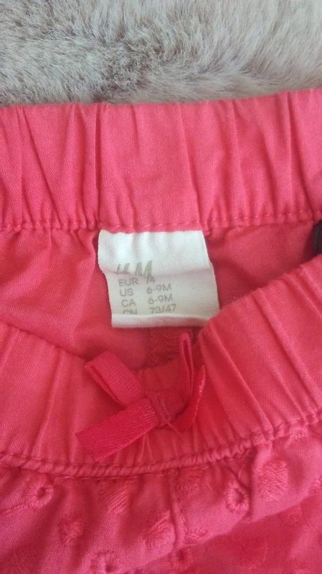 Krásne štýlové kraťasky/šortky, h&m,74