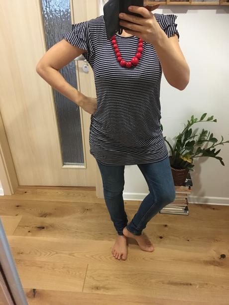 Mama tricko nove nenosene, h&m,38