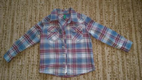 Elegantná košeľa značky benetton v super stave, benetton,104