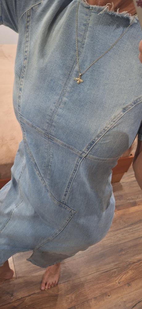 Riflové šaty zara m/l, zara,l