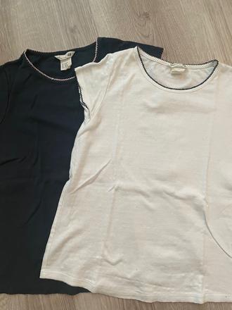 Trička 2 ks organic cotton 8-10 rokov, h&m,140
