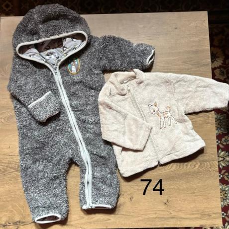 Taška s detským oblečením vel.74, 68–80