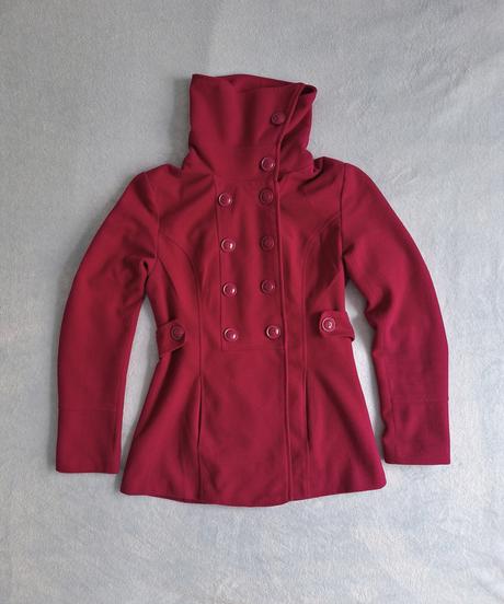 Kabátik gate malinovej farby, gate,38