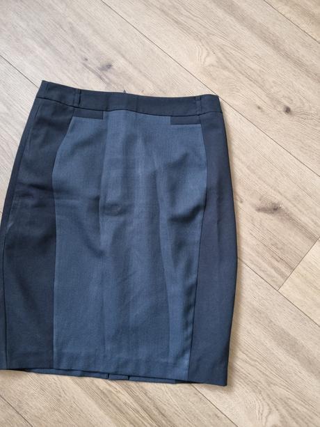 Modro čierna biznis sukňa f&f veľ. 40, f&f,40