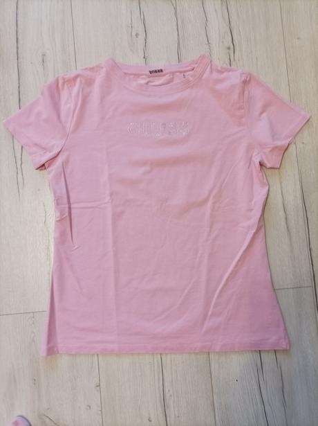 Tričko guess skylar ružová l, guess,l