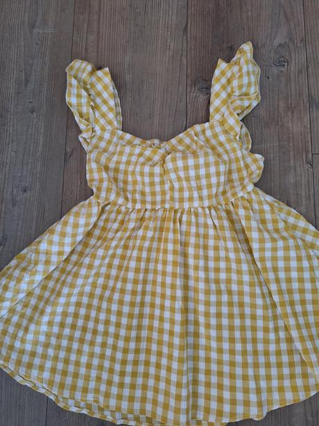 Top yellow gingham, l / m