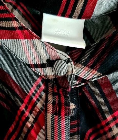 Kárované šaty, h&m,s