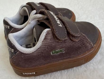 Lacoste topánky eu19 chalan za 3eur, lacoste,19