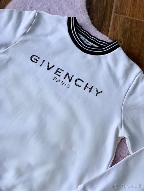 Biela givenchy mikina, xs