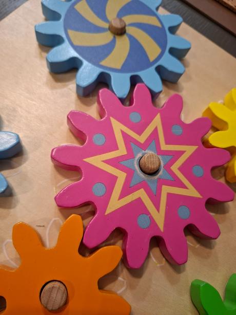 Drevené ozubené otáčacie kolieska, 