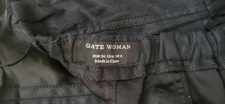 Čierne šaty, gate,36