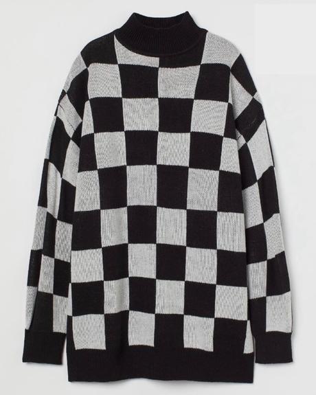 Pulóver vzor pierot s/m, h&m