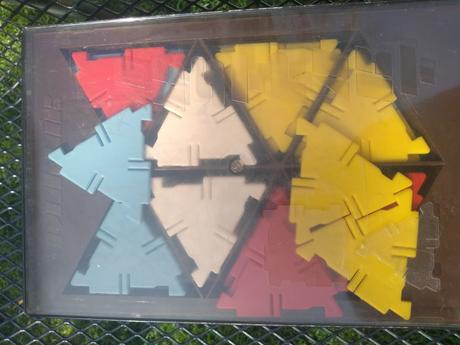 Retro stavebnice abstrakt - maják-20eur, 