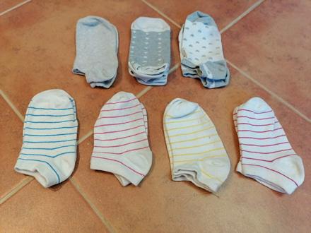 7x členkové ponožky, veľ. 30, 30
