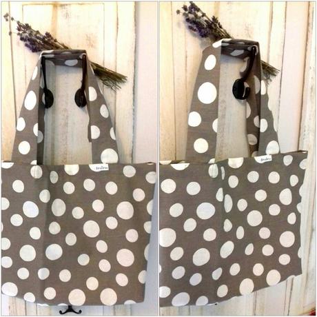 Veselá platená taška -bodkovo,