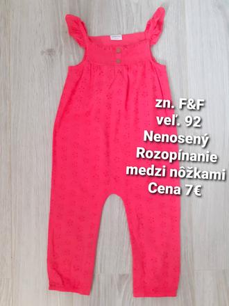 Overal f&f veľ. 92, f&f,92