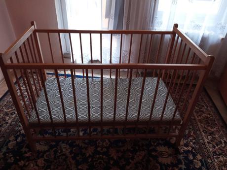 Detská postieľka + matrac, šírka (cm): 65,dĺžka (cm): 130