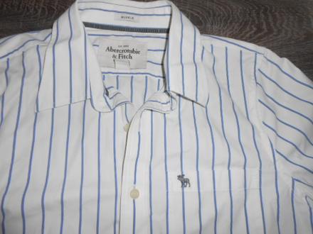 Abercrombie & fitch krasna panska košela l, abercrombie&fitch,l