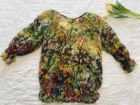Ľahká kvetinová blúzka h&m, h&m,36