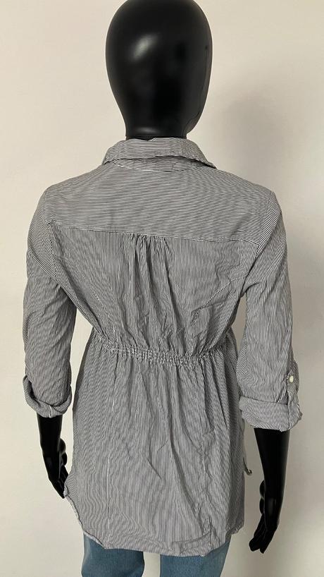 Čiernobiela pásikavá košeľa c&a (s), c&a,s