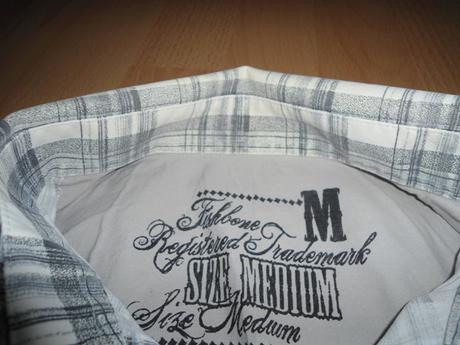 Bielo - siva chlapcenska kosela, fishbone,m