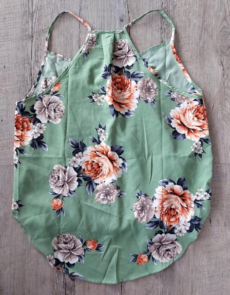 Zelený top shein, 36