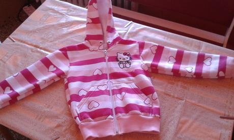 Mikina hellou kitty 122/128, 122