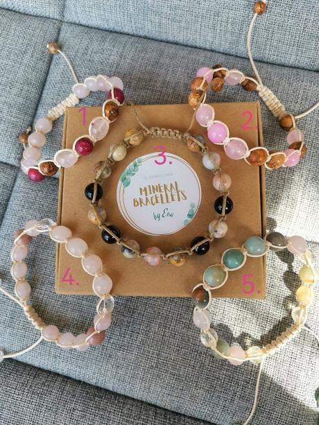 Náramky z minerálov,