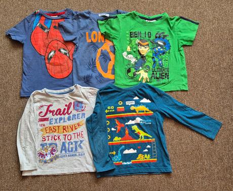 Balík oblečenia veľkosť 110, 104–116