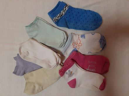 Ponožky na leto, veľ. cca 26-30, 8 ks, 29