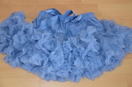 Tutu sukňa dolly stýl oceľovo modrá rôzne veľkosti, <50 - 122