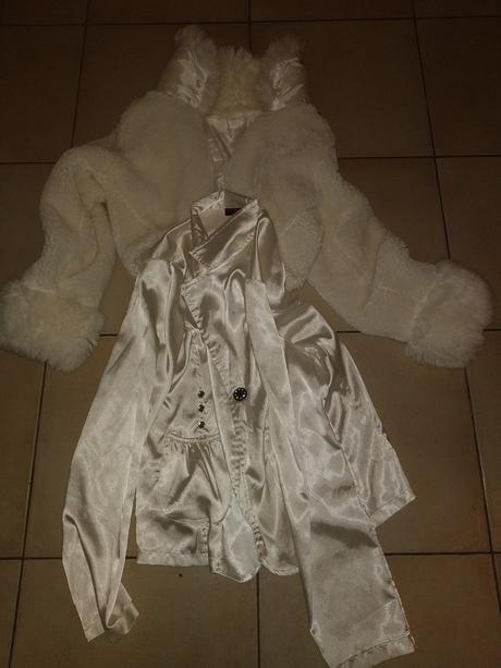 Svadobné šaty + 2 vesty, 38