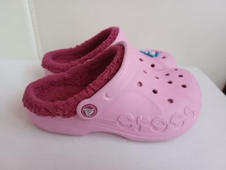Zateplené dievčenské crocsy, crocs,33