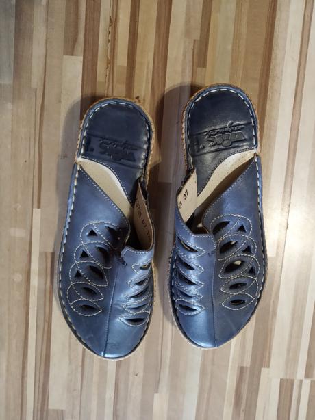 Kožené šľapky 37, 37