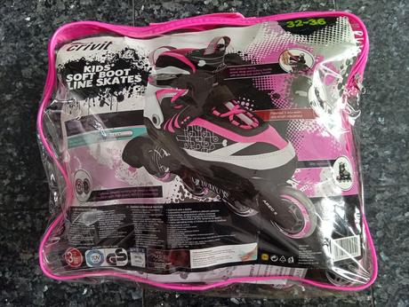 Dievčenské kolieskové korčule 32-36, crivit,32