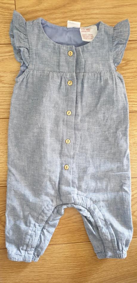 Ľanový overal h&m exclusive veľ.62 ako nový, h&m,62