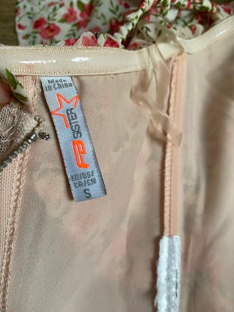 Korzetový kvetinový top, s