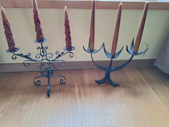 Ručne robené svietniky, 