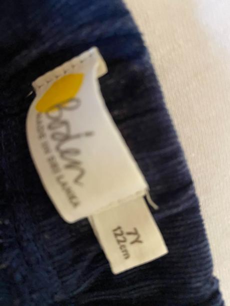 Kvalitné kordové džeginy boden v. 116/122, mini boden,116